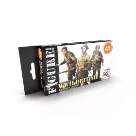Acrylics 3rd generation WWII British uniform colors
