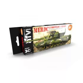 Acrylics 3rd generation MERDC camouflage colors