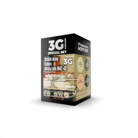   Acrylics 3rd generation British army colors Africa, late 1942-43