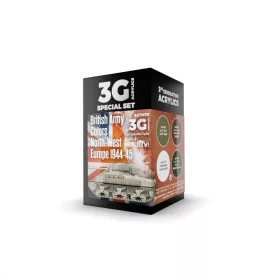   Acrylics 3rd generation British army colors North-west Europe