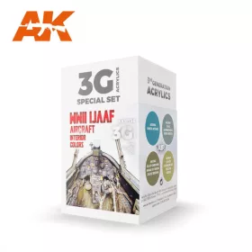   Acrylics 3rd generation WWII IJAAF Aircraft Interior Colors SET 3G