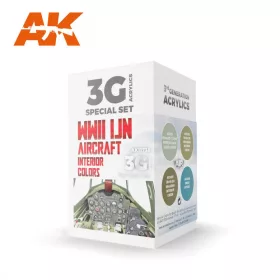   Acrylics 3rd generation WWII IJN Aircraft Interior Colors SET 3G