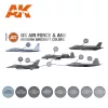 Acrylics 3rd generation US Air Force & ANG Modern Aircraft Colors SET 3G