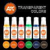Acrylics 3rd generation Transparent colors set