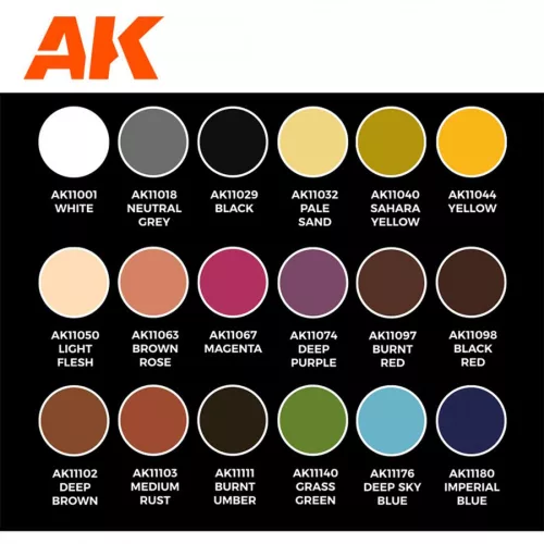 Acrylics 3rd generation Signature set Keigo Murakami