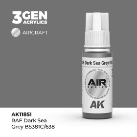 Acrylics 3rd generation RAF Dark Sea Grey BS381C/638