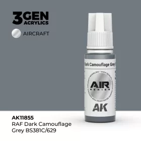 Acrylics 3rd generation RAF Dark Camouflage Grey BS381C/629