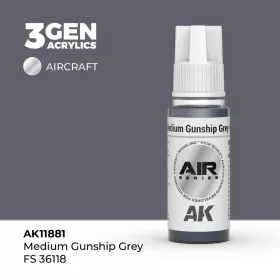 Acrylics 3rd generation Medium Gunship Grey FS 36118