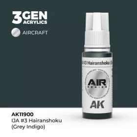 Acrylics 3rd generation IJA #3 Hairanshoku (Grey Indigo)