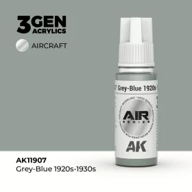 Acrylics 3rd generation Grey-Blue 1920s-1930s