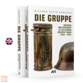   AK Interactive AK130025 Die Gruppe - Weapons and equipment of the german Infantry squad (1939 – 1945)