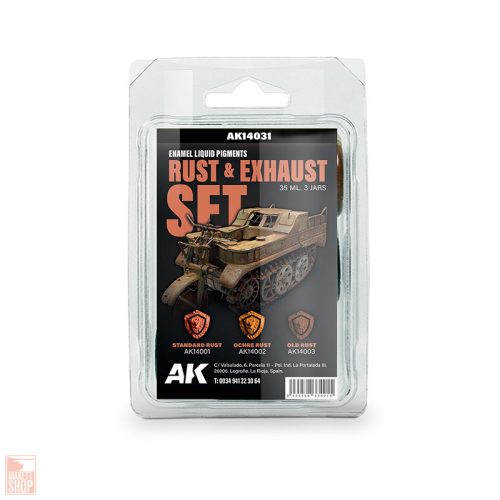 AK14031 Rust and exhaust set Liquid Pigment
