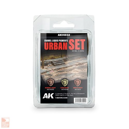 AK14032 Urban set Liquid Pigment