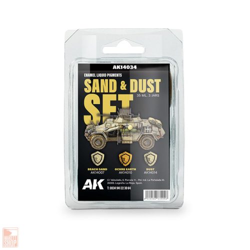 AK14034 Sand and dust set Liquid Pigment