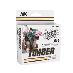 AK-Interactive Timber ink set