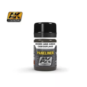 Paneliner for Brown and Green Camouflage