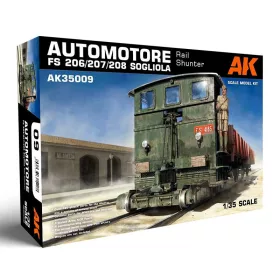   AK-Interactive AK35009 1:35 Automotore FS 206/207/208 Sogliola rail shunter