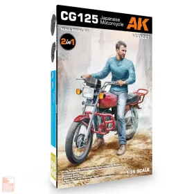 AK-Interactive AK35027 1:35 CG125 Japanese motorcycle