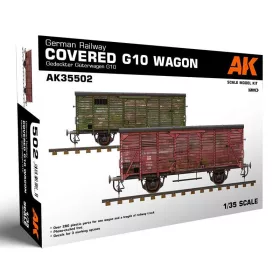   AK-Interactive AK35502 1:35 German railway covered G10 wagon gedecker güterwagen G10