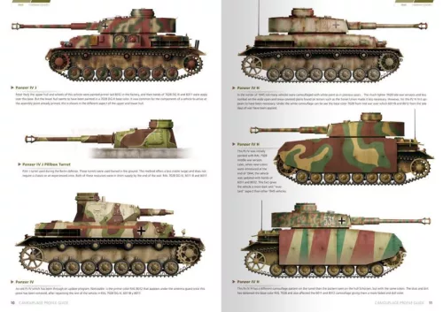 1945 German colors. Camouflage Profil Guide