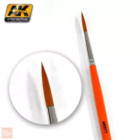 Fine long weathering brush