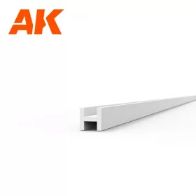   AK-Interactive AK6567 BEAMS H SHAPE 1.5 x 1.5 x 350 mm x 4 units