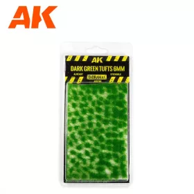 AK Interactive tufts, Dark green tufts 6 mm
