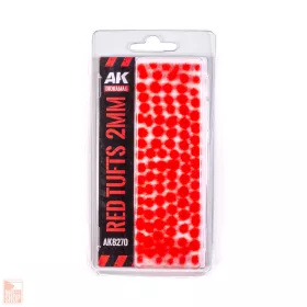 AK Interactive tufts, Red fantasy tufts