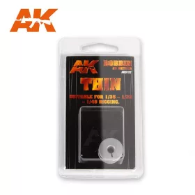   AK Interactive Elastic rigging bobbin Thin (Suitable for 1:35 / 1:32 / 1:48)