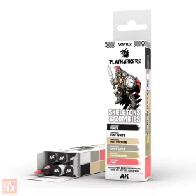 AK-Interactive Playmarkers set Skeletons and Zombies