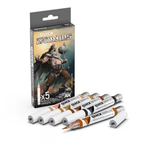 AK-Interactive Humans quick markers set