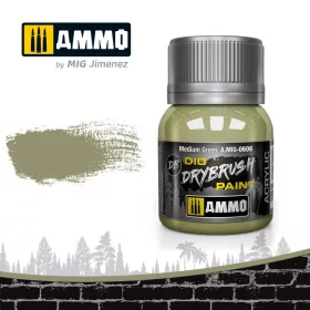 AMMO by Mig Drybrush Medium Green