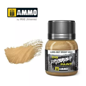 AMMO by Mig AMIG0627 Drybrush Bright Gold