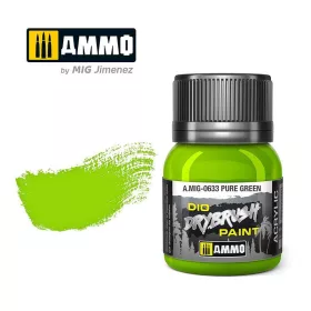 AMMO by Mig AMIG0633 Drybrush Pure Green
