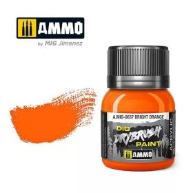 AMMO by Mig AMIG0637 Drybrush Bright Orange