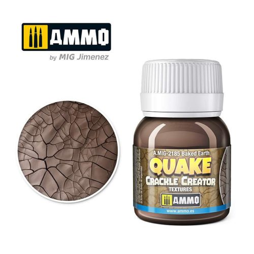 AMMO by Mig AMIG2185 QUAKE CRACKLE CREATOR TEXTURES Baked Earth