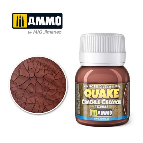 AMMO by Mig AMIG2186 QUAKE CRACKLE CREATOR TEXTURES Dry Season Clay