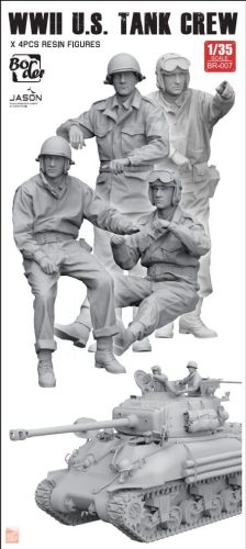 Border model BR007 1:35 WW II U.S Tank Crew scale model kit