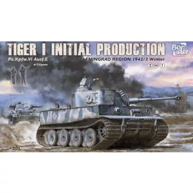   Border model 1:35 Tiger I Initial Production s.Pz.Abt. 502 Leningrad Region 1942/3 Winter (3 in 1)