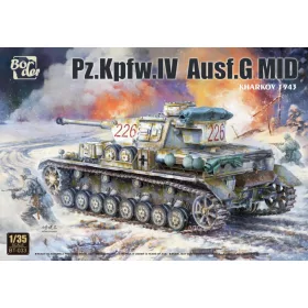 Border model BT033 1:35 Panzer IV Ausf.G mid (Kharkov)