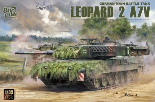 Border model BT040 1:35 Leopard 2A7V with Workable Track & Metal gun