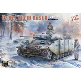 Border model BT048 1:35 Pz.Bef.Wg.III Ausf.K with Schurzen