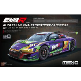   Meng Model CS008 1:24 Audi R8 LMS EVA RT TEST TYPE-01 TSRT R8
