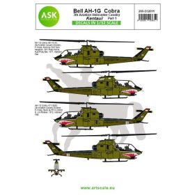   ASK decal 1:32 Bell AH-1G Cobra Kentaur 3th Aviation helicopter cavalry part 1