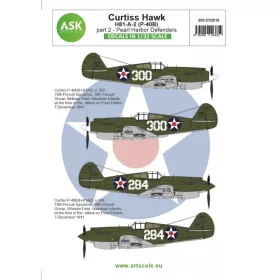   ASK decal 1:32 Curtiss H81-A-2 part 2 - Pearl Harbor Defenders