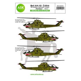   ASK decal 1:32 Bell AH-1G Cobra Kentaur 3th Aviation helicopter cavalry part 2