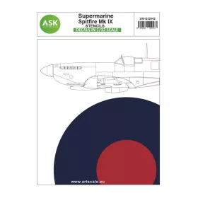 ASK decal 1:32 Spitfire Mk.IX - stencils