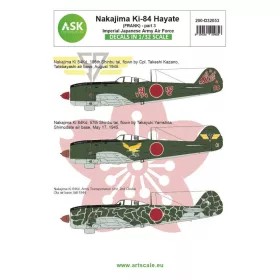   ASK decal 1:32 Nakajima Ki-84 Hayate (Frank) part 3 - Imperial Japanese Army Air Force