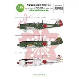  ASK decal 1:32 Nakajima Ki-84 Hayate (Frank) part 4 - Imperial Japanese Army Air Force 104th Sentai