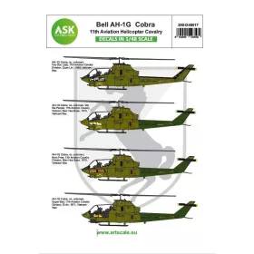   ASK decal 1:48 Bell AH-1G Cobra ”Kentaur” 3th Aviation helicopter cavalry part 1